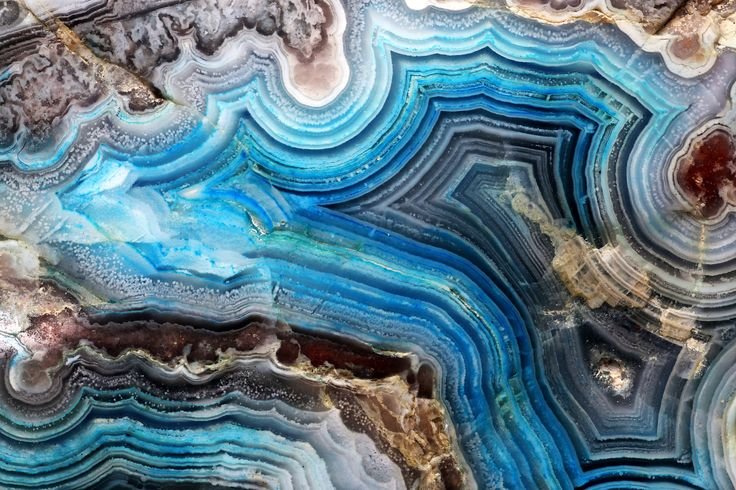 Синий агат Оникс слэб