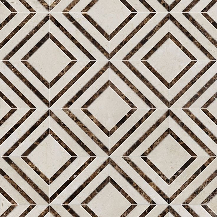 Мраморный пол арт деко