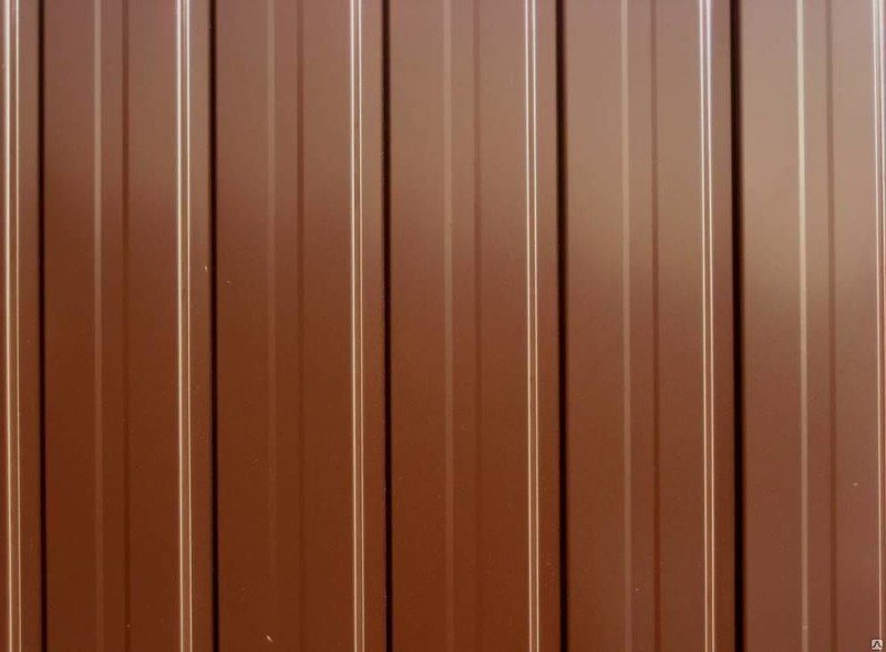 RAL 8017 профлист