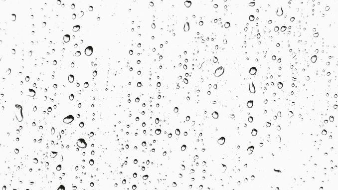 Капли на стекле без фона