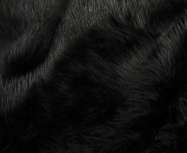 Черный мех