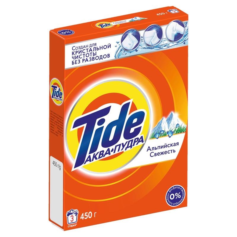 Tide порошок Аква пудра Альпийская свежесть