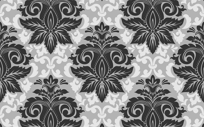 Бесшовный фон Дамаск