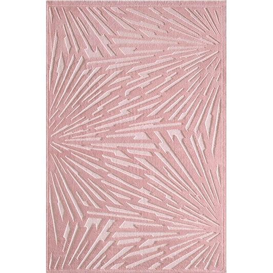 Ковер бежево розовый