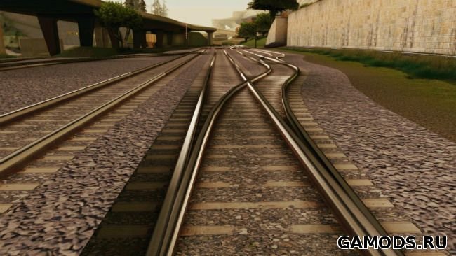 GTA San Andreas рельс