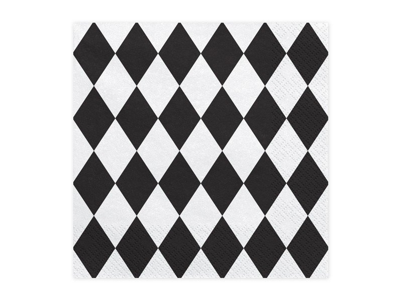 Черно белая плитка ромбами