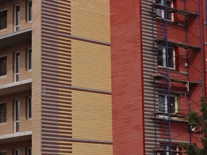 Фронтон с вентилируемым фасадом