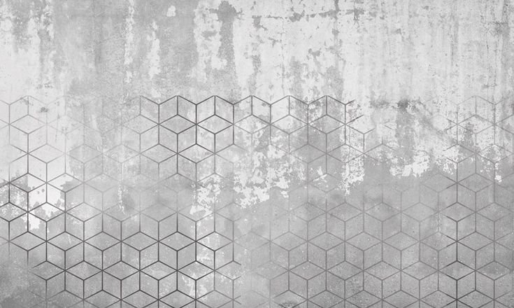 Старая серая стена