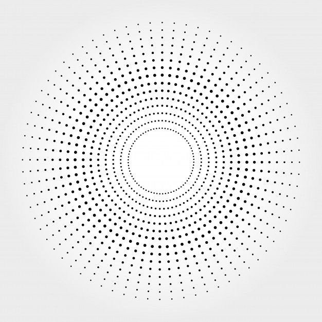 Круг из точек