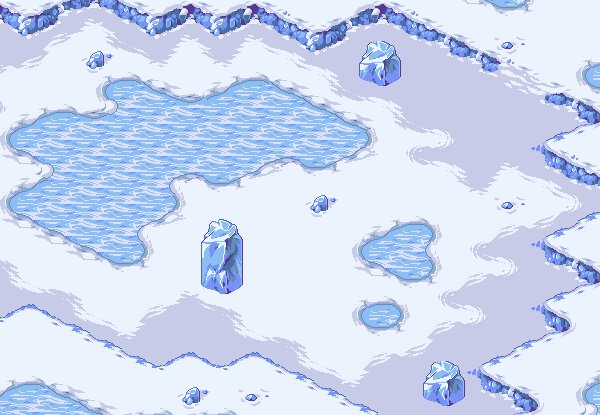 Пиксельный снег