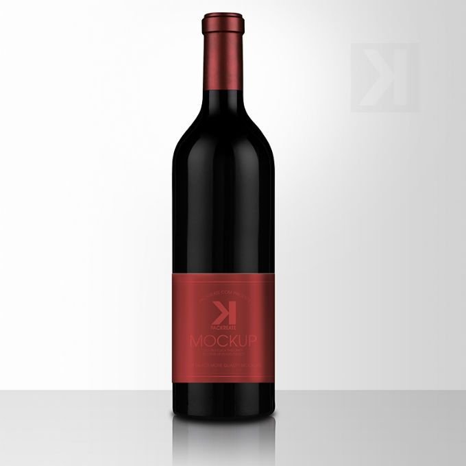 Бутылка вина референс