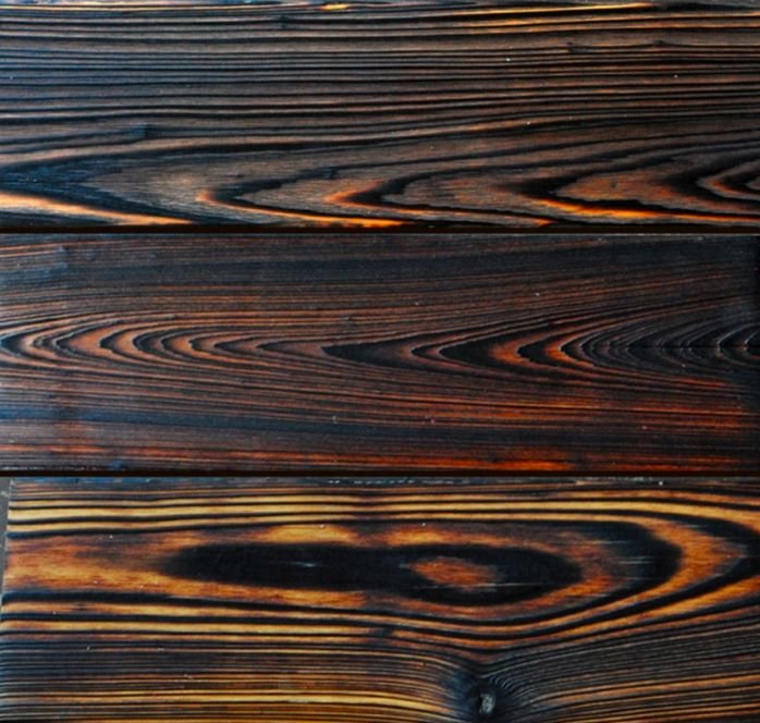 Shou Sugi ban мебель