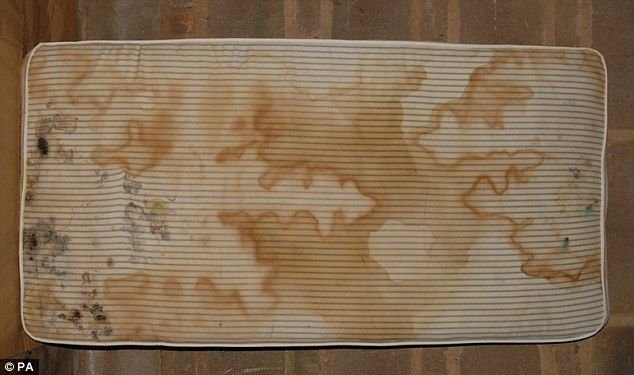 Текстура старого матраса