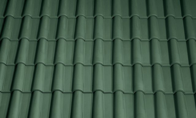 Зеленая черепица