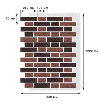 Фасадная система АМК под кирпич