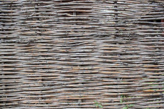 Забор из хвороста