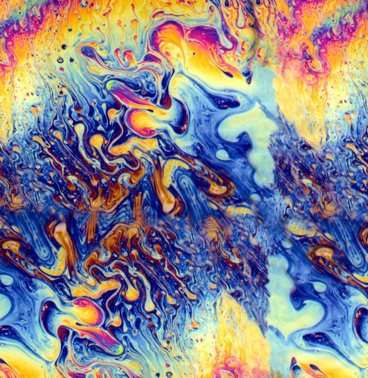 Разноцветные разводы