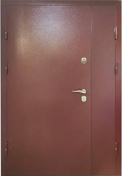 Входная дверь двустворчатая металл/металл