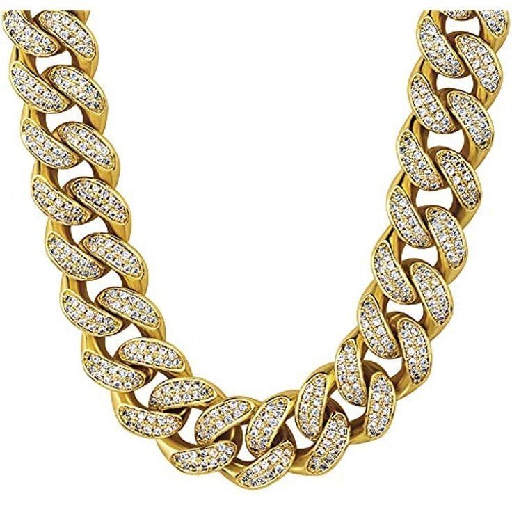 Золотая цепь Cuban link
