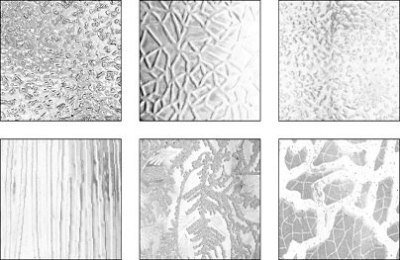 Фактуры в графике стекло