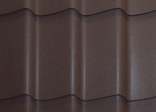 Металлочерепица RAL 8017 текстура
