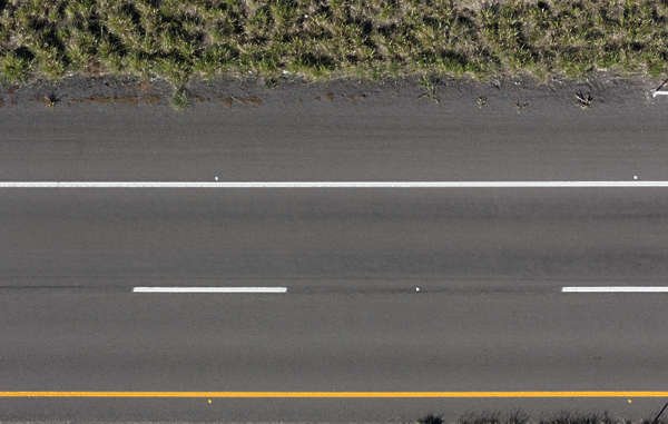 Дорога вид сверху