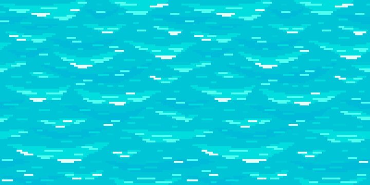 Пиксельная вода