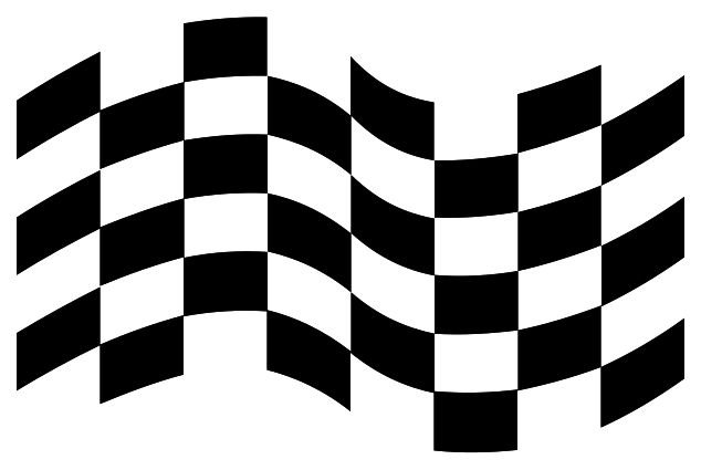 Гоночный флаг вектор