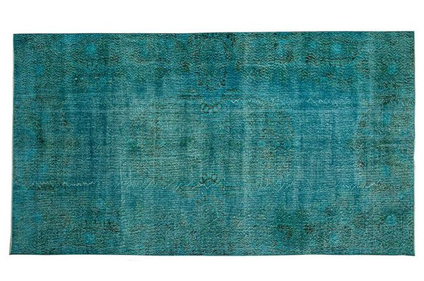 Ковер темно бирюзовый