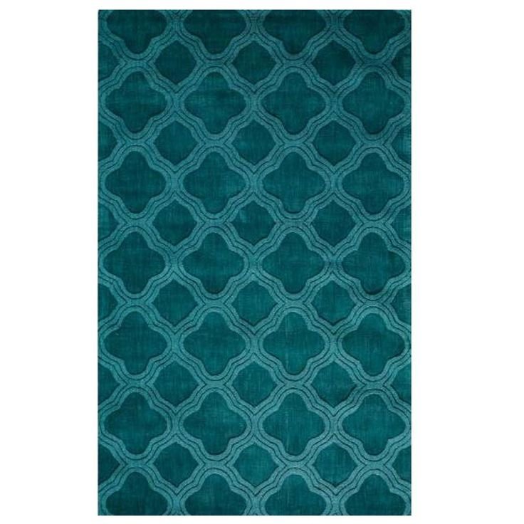 Ковер темно бирюзовый