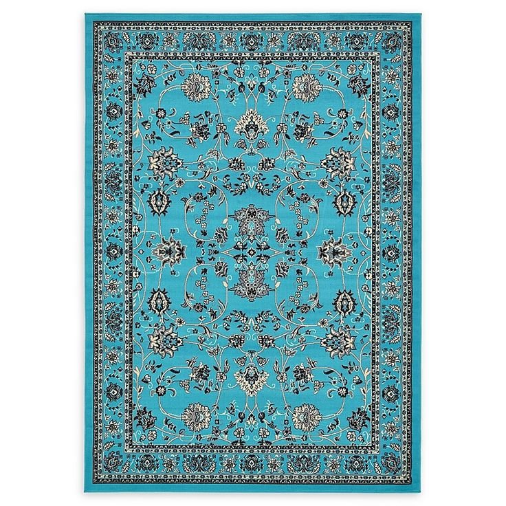 Ковер бирюзового цвета