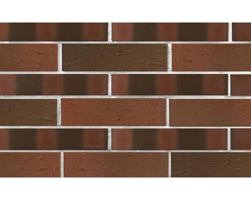 Кирпич ЛСР Ноттингем гладкий красный флэшинг клинкерный