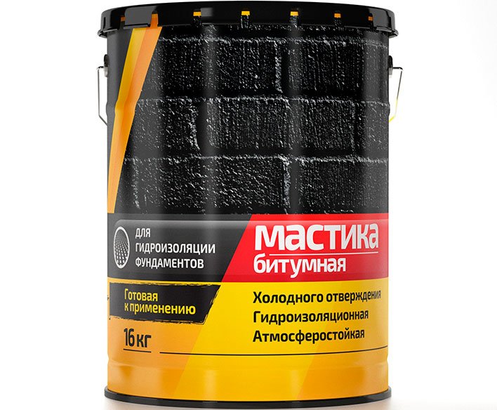 Мастика битумная "Профилюкс" 16кг