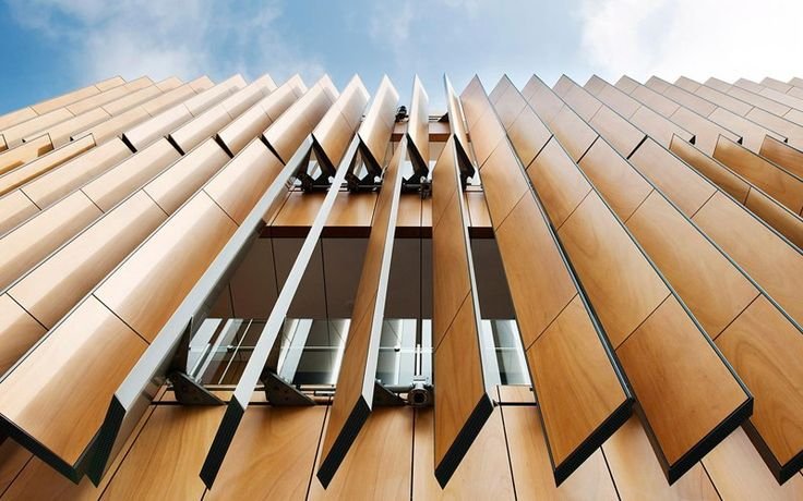 Фасадные ламели Alumwood