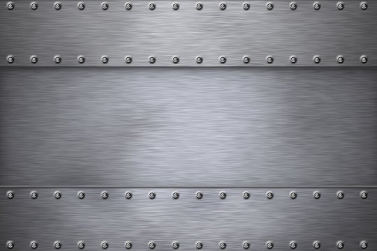 Металл с заклепками