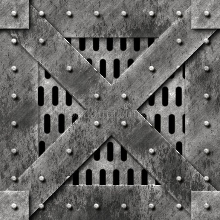 Текстура металла с заклепками