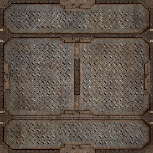 Текстура металлической двери