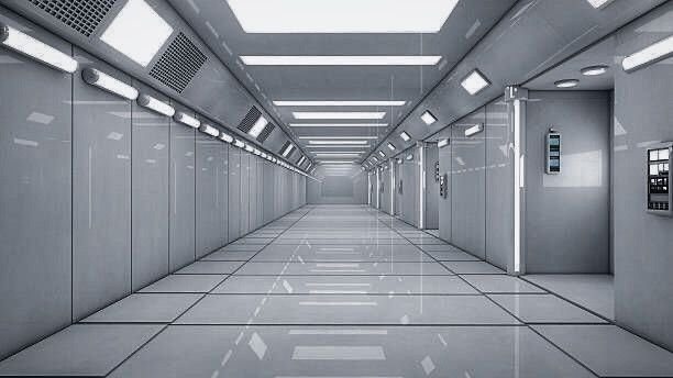 Коридор лаборатории