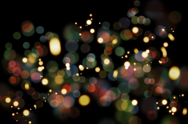 Цветные блики