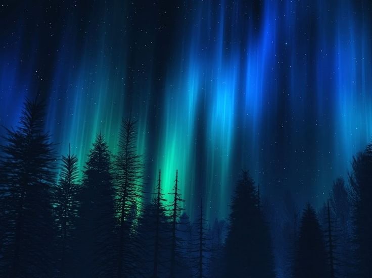 Аврора бореалис — Северное полярное сияние