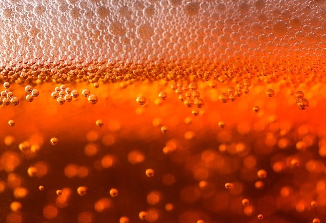 Фон пиво с пузырьками