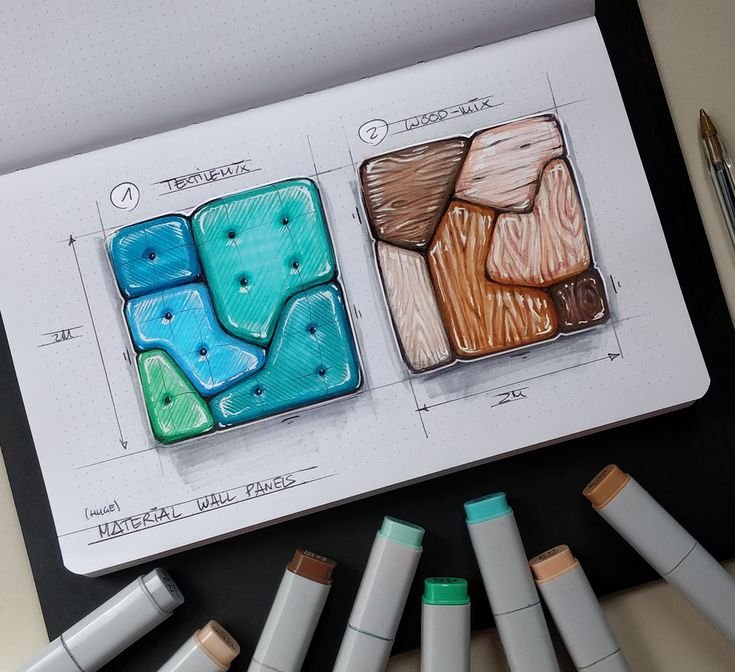 Идеи для рисунков маркерами