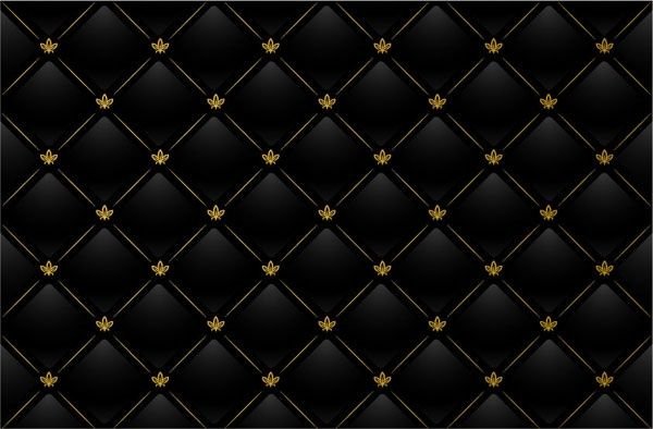 Черный с золотом