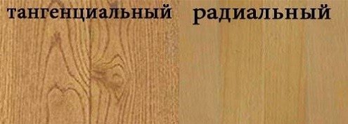 Шпон дуба Тангентал Радиал