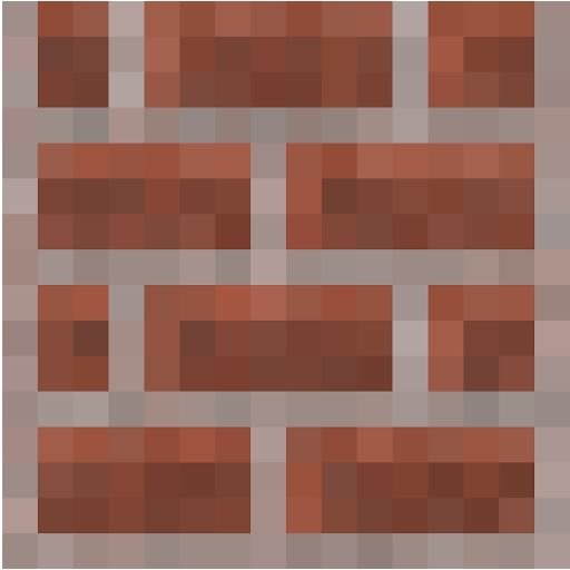 Блок кирпич 2d 40x40