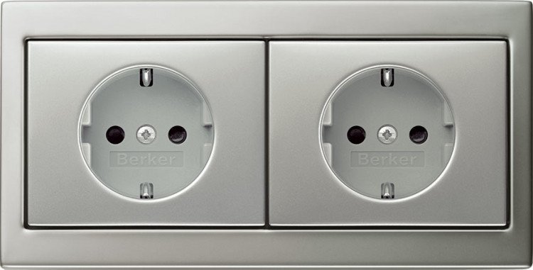Двойные розетки Беркер
