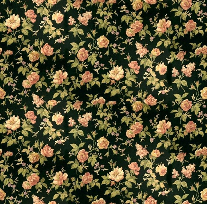 Ткань в цветочек