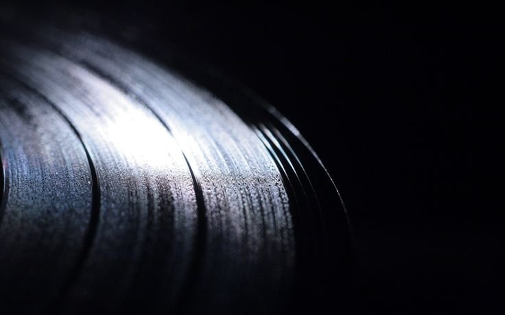 Текстура виниловой пластинки