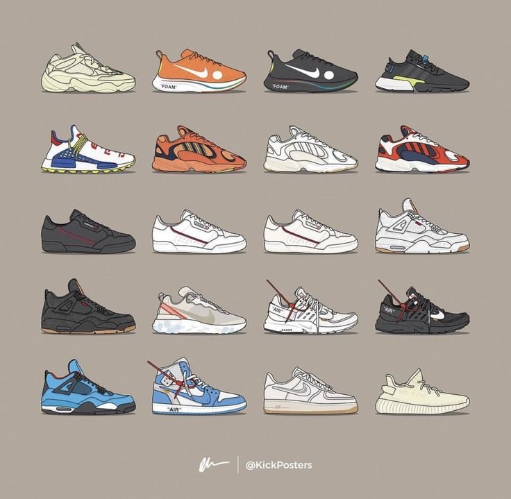 Коллекция кроссовок