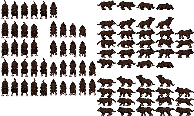 2д спрайты персонажей